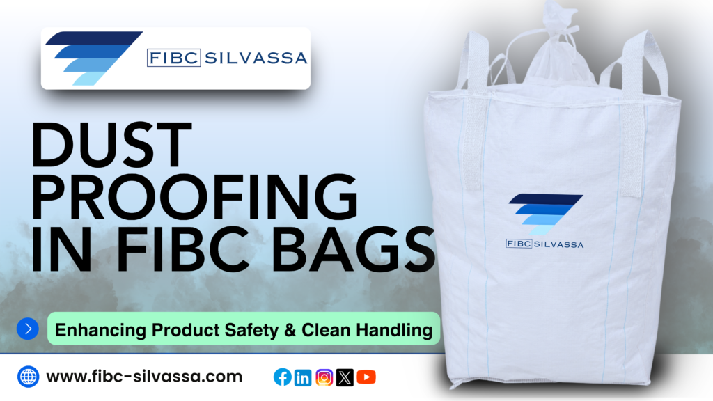 Seam sealing technology for dust proof FIBC bags to prevent leakage
