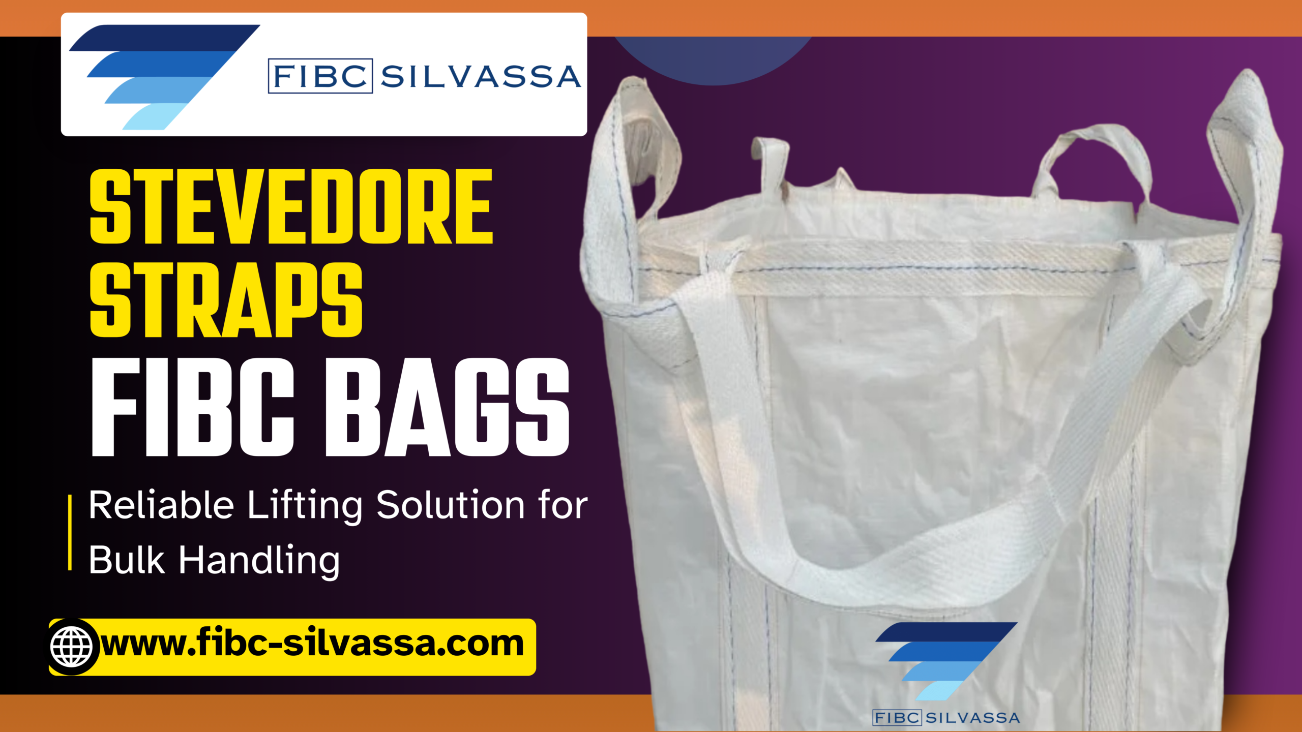 stevedore straps for FIBC bags lifting bulk containers