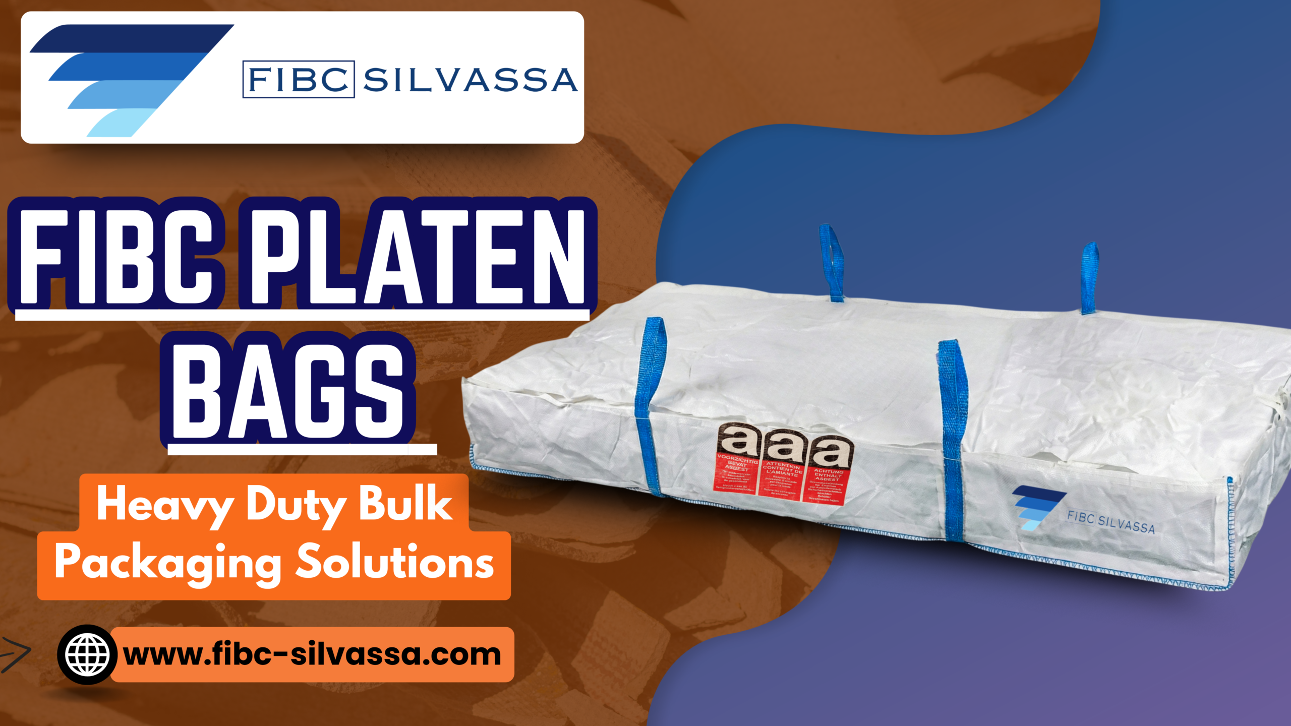 FIBC Platen Bag for heavy-duty industrial bulk packaging and transportation
