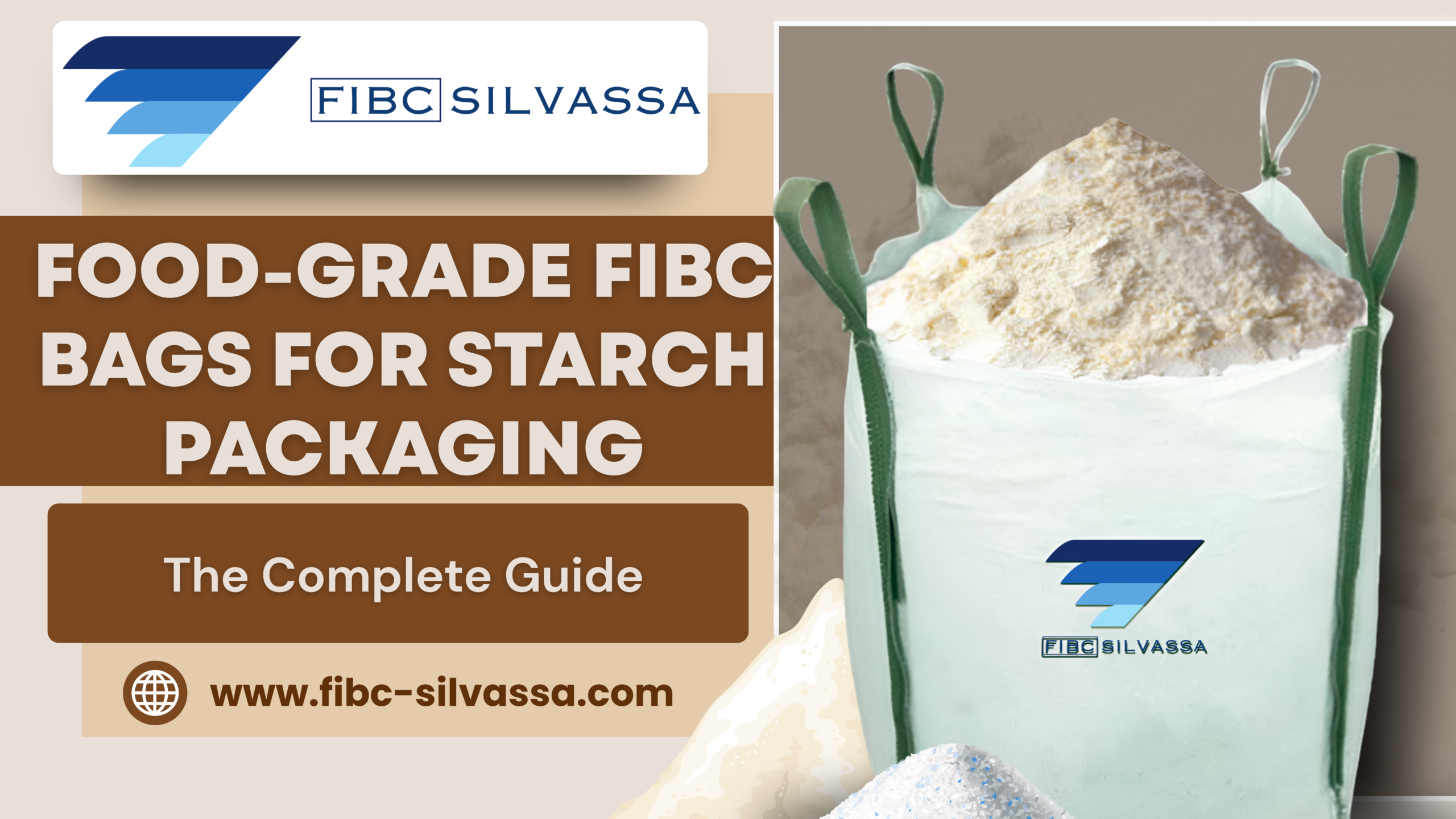 Food-grade starch FIBC bags for bulk packaging