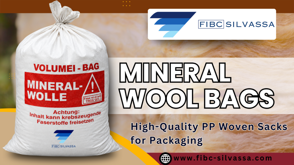 Mineral Wool PP Woven Bags for Industrial Packaging