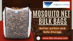 Mosquito net bulk bags with breathable mesh structure for agricultural storage