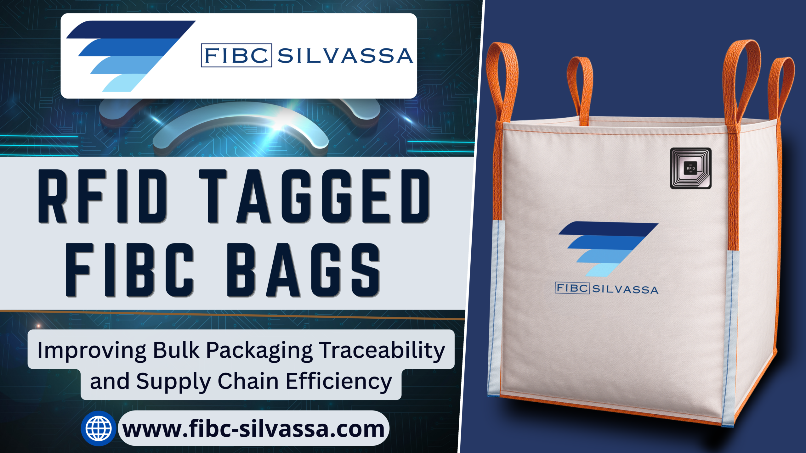 RFID Tagged FIBC Bags for Bulk Packaging Traceability