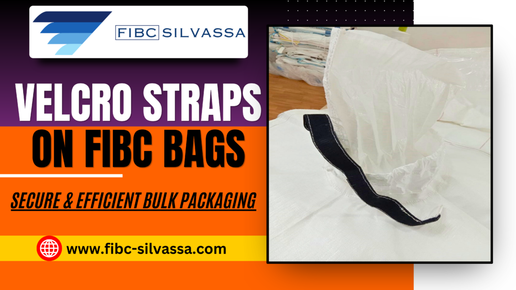 Velcro Straps on FIBC Bags for secure bulk packaging and safe product handling