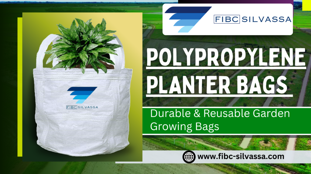 Polypropylene planter bags for healthy plant growth in home and commercial gardening